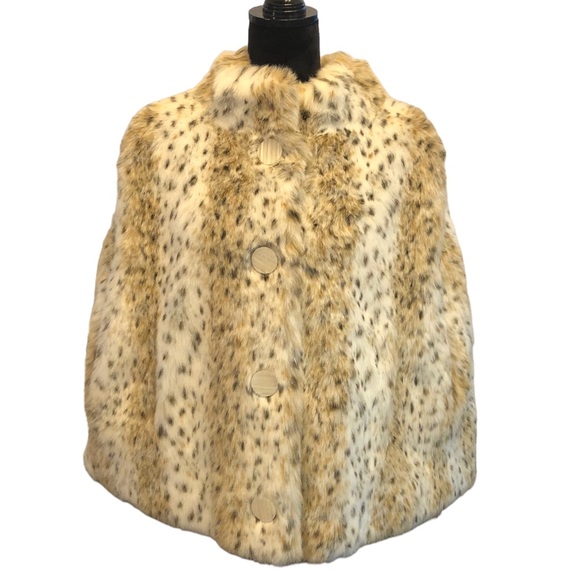 Janie Bryant Faux Fur Capelet size XS - Picture 4 of 16
